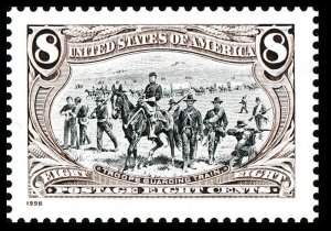 US 3209e 1898 Trans-Mississippi Troops Guarding Train 8c single MNH 1998