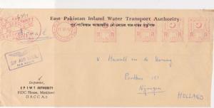 Pakistan 1962 EPIWT Authority Slogan Meter Mail Airmail Stamps Cover Ref 29339