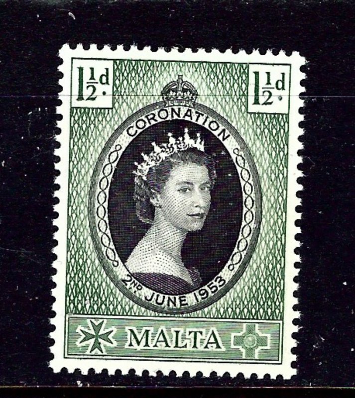 Malta 241 MH 1953 QEII Coronation