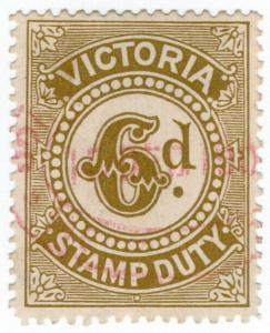 (I.B) Australia - Victoria Revenue : Stamp Duty 6d