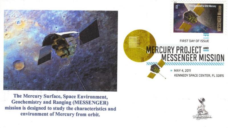 Project Mercury/MESSENGER First Day Cover, with DCP   #3