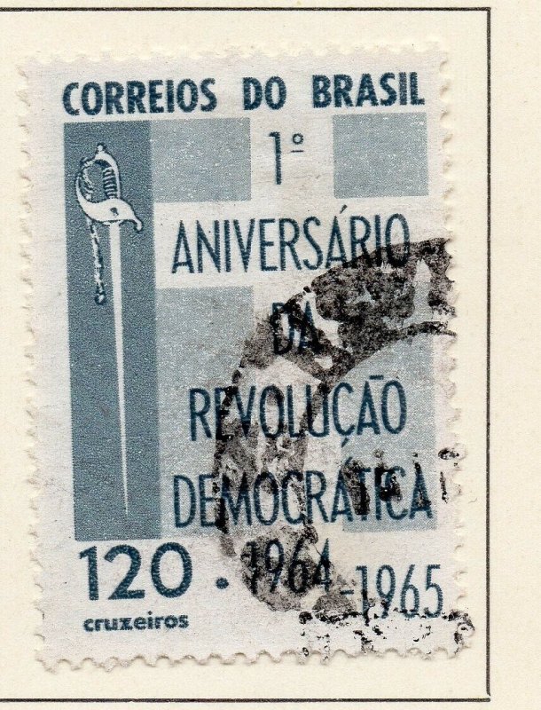 Brazil 1965 Early Issue Fine Used 120Cr. NW-98492