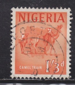 Nigeria 109 Camel Train and Map 1961