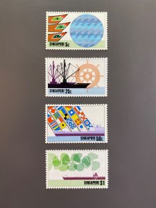 Singapore 225-228 VF MLH. Scott $ 8.50