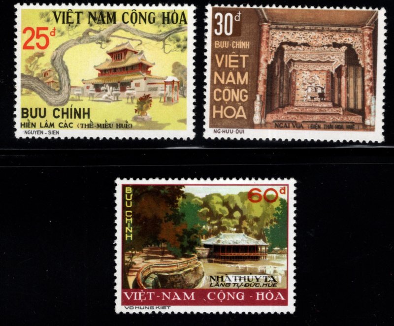 South Vietnam Scott 501-503 MNH** Historic site set