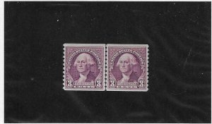 US SCOTT# 721 JOINT LINE PAIR MNH SCV $13.00