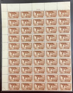 743 Mesa Verde, Brown  National Parks MNH 4 c Sheet of 50  1934