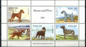 Ireland SC# 567a Dogs mini-sheet MNG