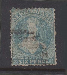 New Zealand FFQ Chalon 6d SG 136 FU