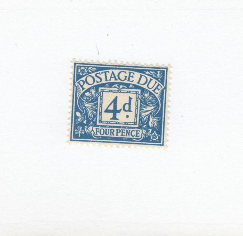 GREAT BRITAIN # J5c VF-MH 4d POSTAGE DUE CAT VALUE $22.50