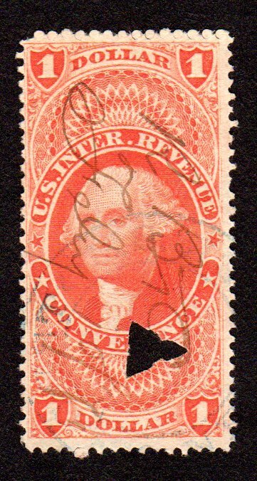 US Revenue Stamps  Scott # R66c  used      Lot 200535 -01