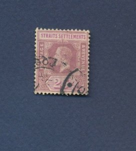 STRAITS SETTLEMENTS  - Sc 161   - used - 25 cents Die I - 1912