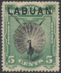 Labuan   SG 65  SC# 52 p 14 1/2 x 15 MLH see details & scans