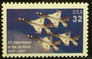 # 3167 MNH  32c Air Force 1947 - 1997 (1857)