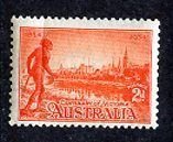 aus492 Australia sc #142a p11.5 MLH (CV $10 )