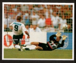 Lesotho 1997 - World Cup soccer Football - Souvenir Stamp Sheet Scott 1079 - MNH