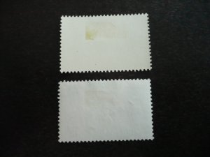 Stamps-Malaya Trengganu -Scott# 96,101 - Used & Mint Hinged Part Set of 2 Stamps