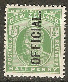 New Zealand O33 SG O73 MH F/VF 1910 SCV $10.00