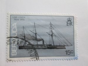 Bermuda #487 used  2022 SCV = $0.60