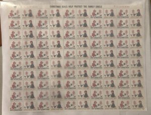 Christmas Seals from 1959 - Full MNH sheet of 100