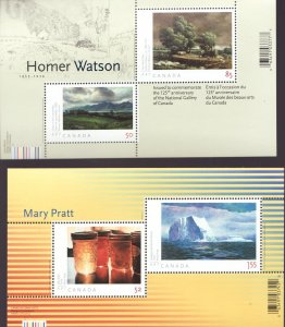 circa 2006 #2110 / 2212 S/S - Canadian artists Homer Watson & Mary Pratt - cv$11