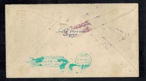 1930 USA Graf Zeppelin Cover Around the World to Camden NJ # C15