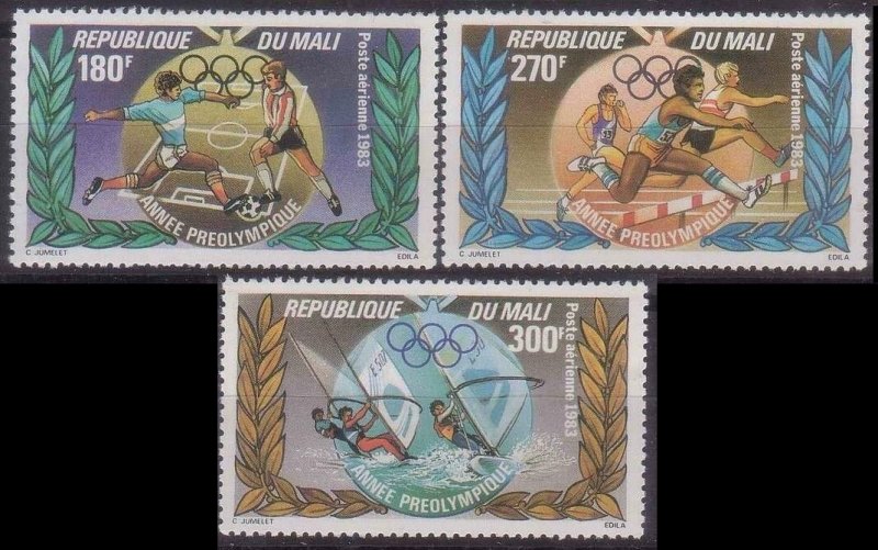 1983 Mali 949-951 Olympic kinds of games 4,50 €