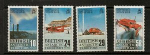 BRITISH ANTARCTIC TERR. SG163/6 1988 TRANS-ANTARCTIC EXPEDITION MNH