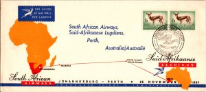 South Africa, First Flight