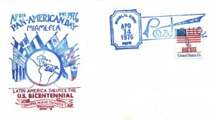 LATIN AMERICA SALUTES THE U.S. BICENTENNIAL PAN-AMERICAN DAY MIAMI FL 1976