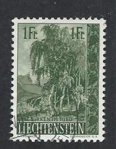 LIECHTENSTEIN SC# 314 F-VF U 1957