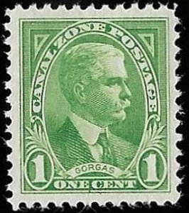 CANAL ZONE 105 1 cent Gorgas Stamp Mint OG NH VF