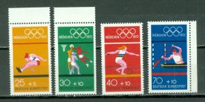 GERMANY 1972 OLYMPICS #B490a-d...SET...MNH...$4.00