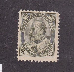 CANADA # 94 VF-MH KEV11 20cts CAT VALUE $1250 AT 20% A VERY XMAS SPECIAL