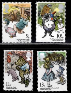 Great Britain Scott 867-870  MNH** Children's Book illustration set