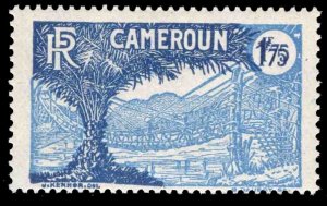 MOMEN: FRENCH  CAMEROUN SC #206 VAR. DOUBLE OVPT MINT OG NH SIGNED LOT #65980