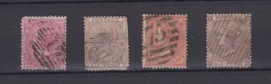 GB QV 1855/62 Small Collection Of 4 SG66/70/80/85 Fine Used BP5971