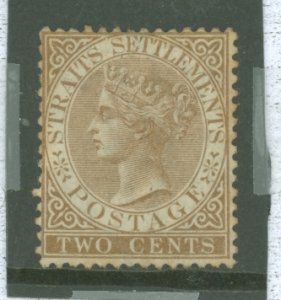 Straits Settlements #10 Var  Single