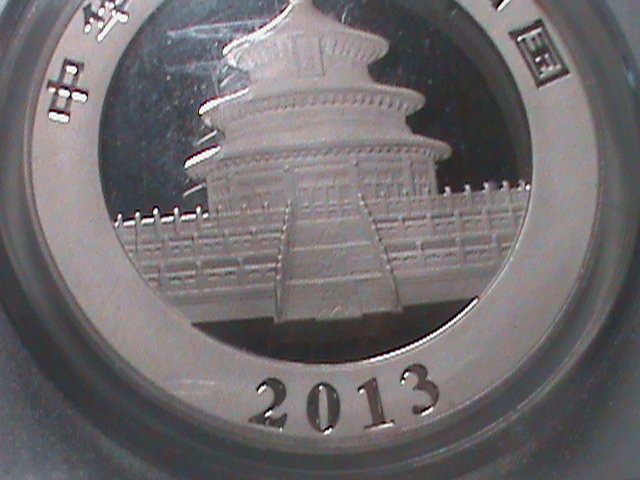 ​CHINA- 2013-LOVELY PANDAS -$10 SILVER DOLLARS-MS70-CERTIFIED BY PCGS -VF