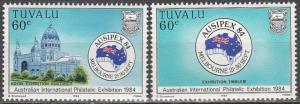 Tuvalu #257-8  MNH    (S6501)