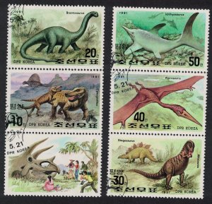 Korea Dinosaurs 5v 1991 CTO SG#N3063-N3067