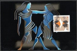 CANADA Sc #2451. SIGNS of the ZODIAC - THIS MAXICARD CELEBRATES GEMINI