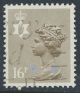 Northern Ireland GB  Machin 16p SG NI42  perf  14 Used  SC# NIMH28  see details