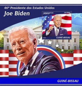 Guinea-Bissau - 2020 Presidential Election Joe Biden - Souvenir Sheet GB200518b