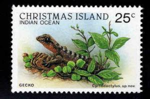 Christmas Island Scott 201 MNH** Geko stamp