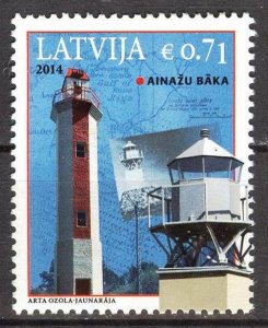 Latvia 2014 Architecture Lighthouses Ainazi MNH**