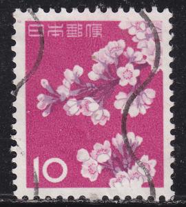 Japan 725 Used 1961 Cherry Blossoms