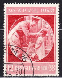 Germany - 1940 Hitler 51st Birthday Sc# B170 (7180)