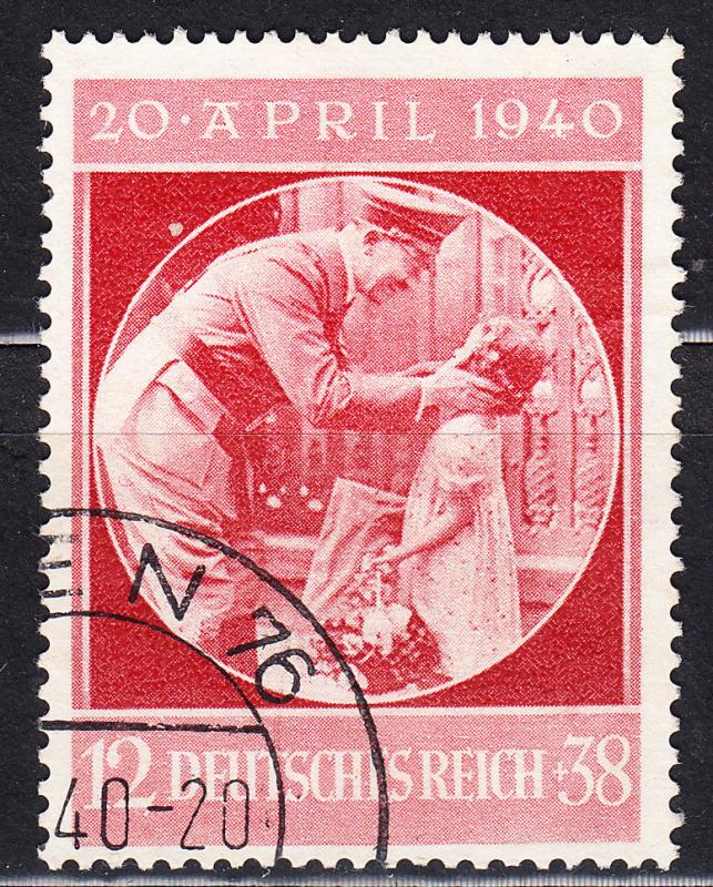 Germany - 1940 Hitler 51st Birthday Sc# B170 (7180)