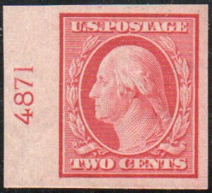 MALACK 344 VF/XF OG NH, plate number single, nice! c3321